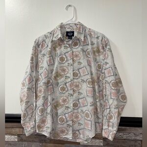 Dockers Vintage Graphic Cotton Shirt Size Small